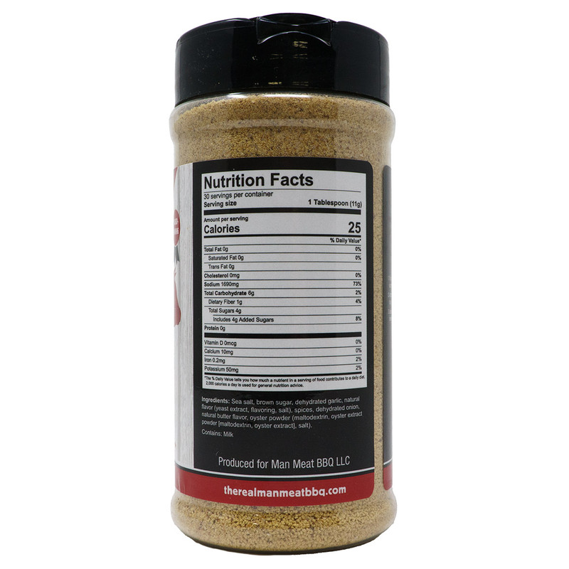 Man Meat BBQ The Real Beef Primer Nutritional Facts