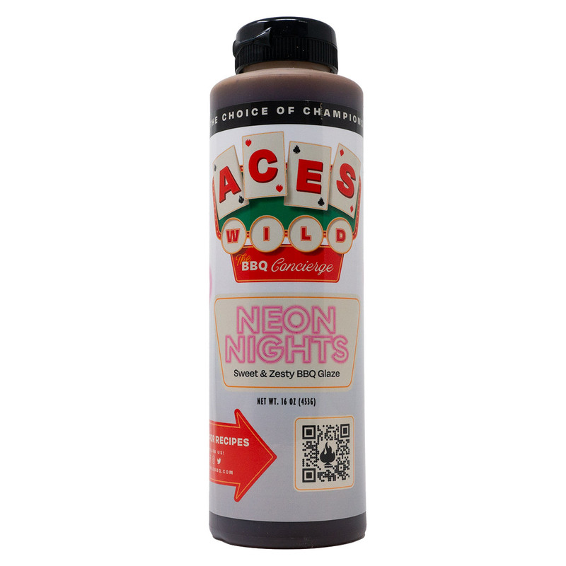 Aces Wild Neon Nights Sweet & Zesty BBQ Glaze and Sauce