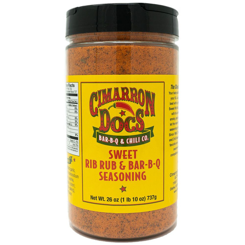 Cimarron Docs Sweet Rib Rub and BBQ Seasoning