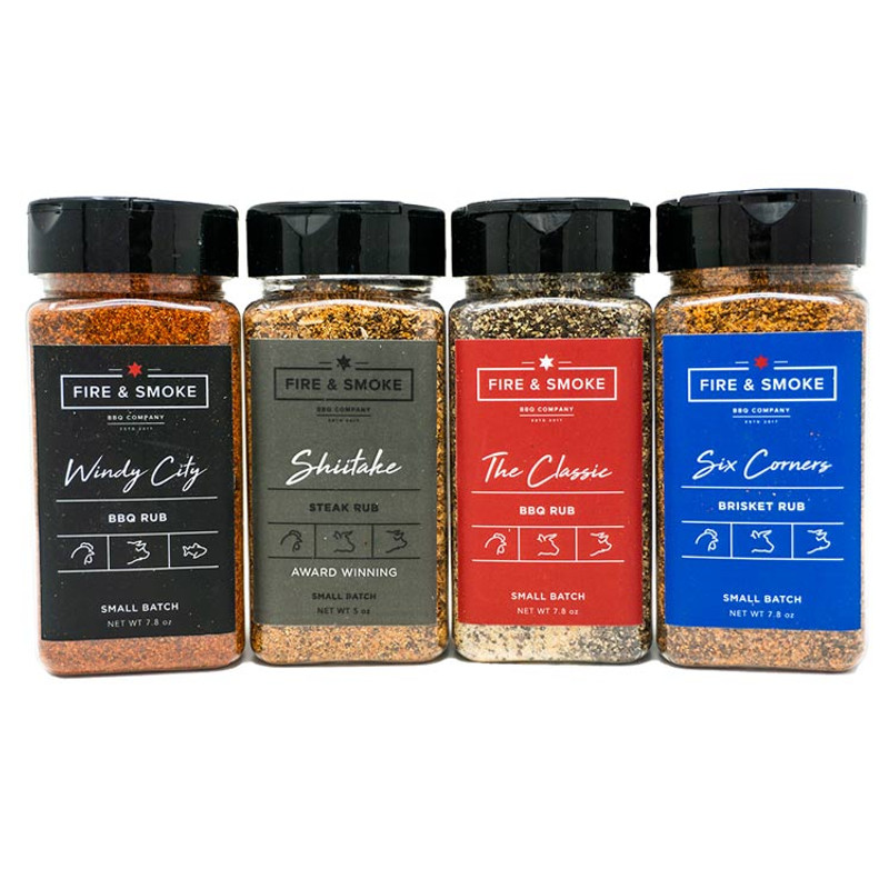 Fire Smoke BBQ Rub Bundle Kit