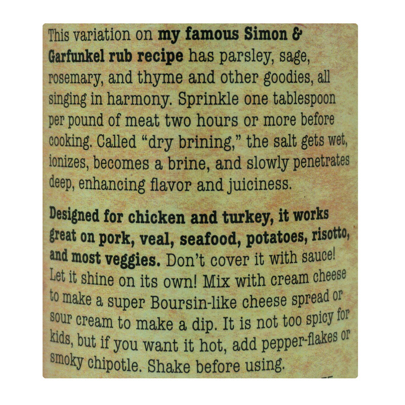 Meathead's Amazing Tuscan Herb Poultry Seasoning & Dry Brine