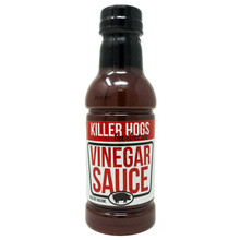 Killer Hogs Vinegar Sauce  Championship Grill and BBQ Sauce for Beef, Steak, Burgers, Pork, and Chicken  Sweet and Tangy and Spicy  16 oz