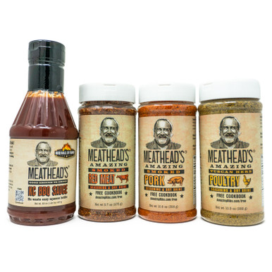 Meathead's Amazing Seasonings & Sauce Bundle, Amazing Ribs