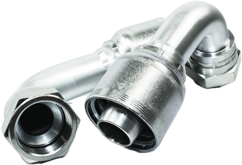 FE. SWIVEL 37 FLARE 90 ELBOW