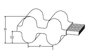 BANDA HTD DOBLE DENTADA 1568 D14M