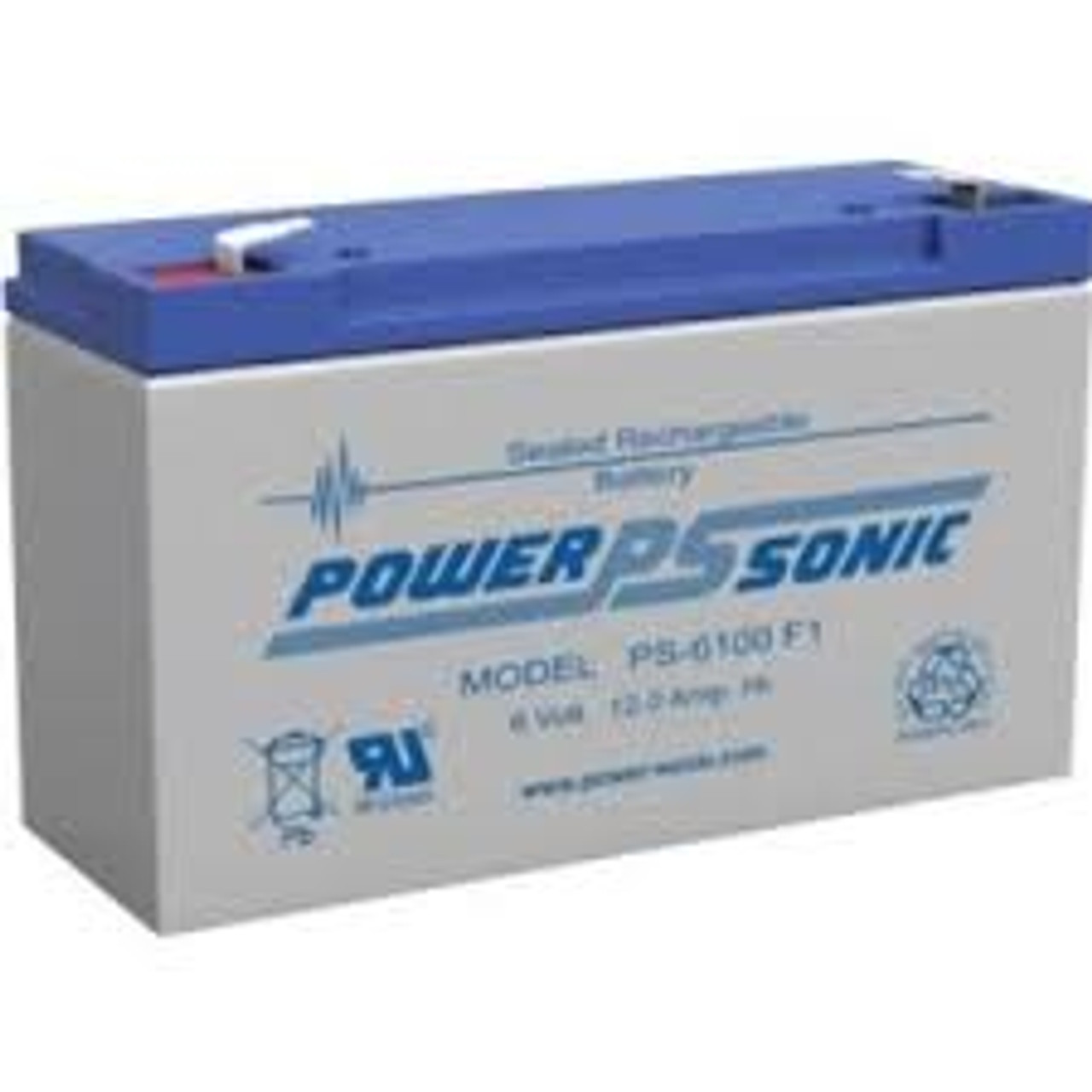 Power-Sonic 2 Pack - 12V 12Ah F2 UPS Battery Replaces Yuasa NP12