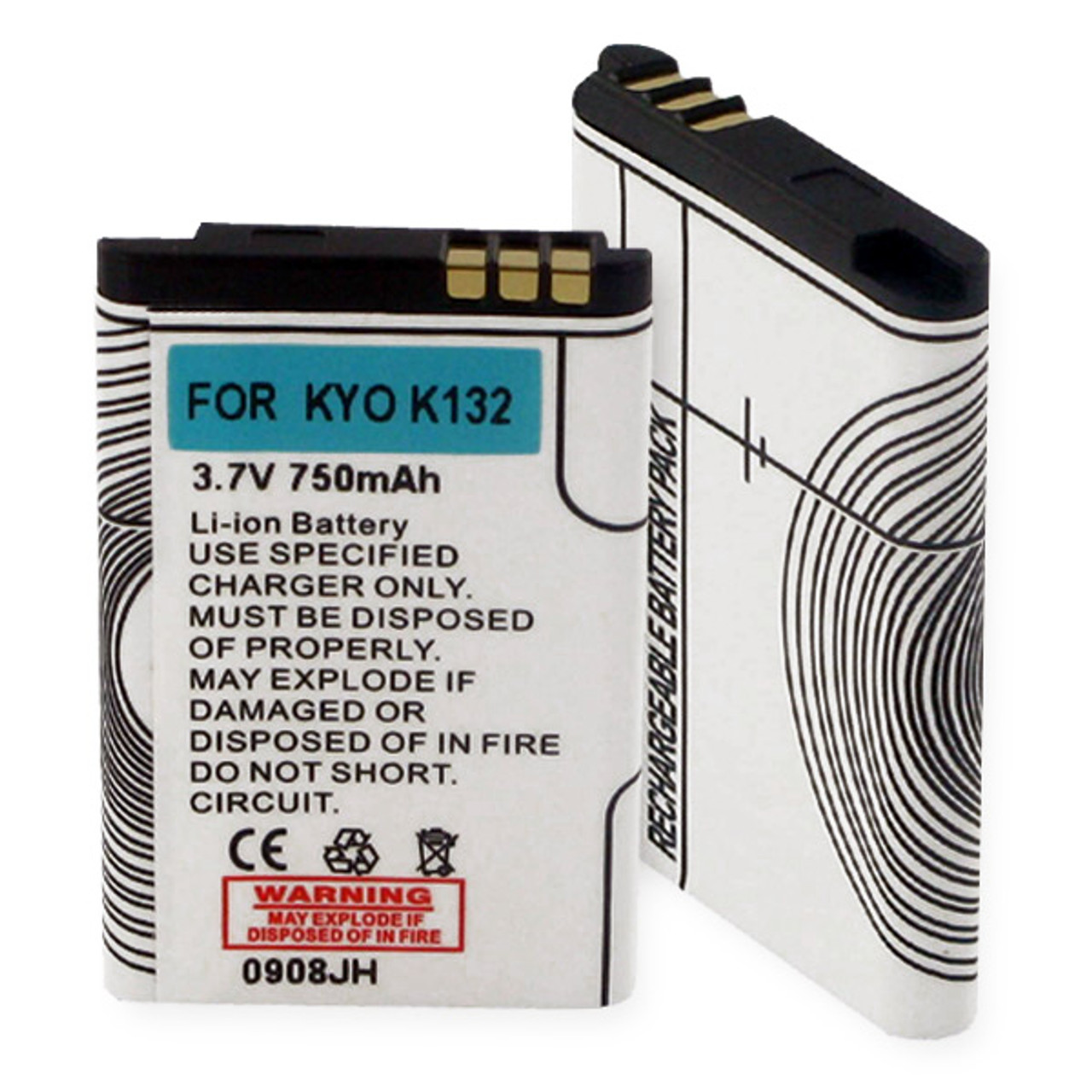 Replacement Battery for Kyocera Lingo K126C