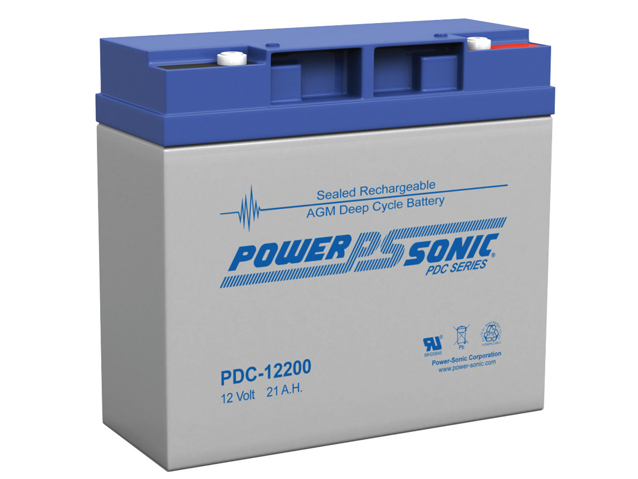 Powersonic Deep Cycle 12Volt 20AH Sealed Lead Acid Battery for use in Wheelchair/ Electric Scooters