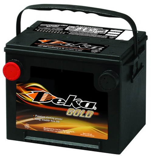 DEKA 12V 650CCA  STARTING BATTERY POSITIVE LEFT