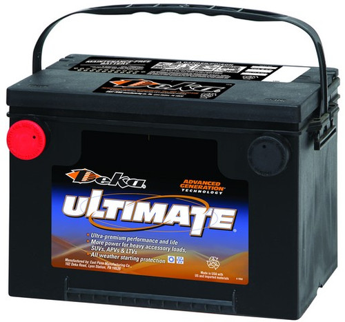 DEKA 12V 800CCA SIDE POST STARTING BATTERY POSITIVE LEFT