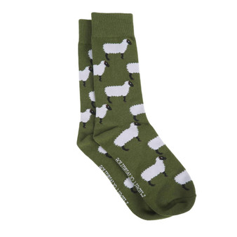 Albert and Maurice Mens Sheep Socks green