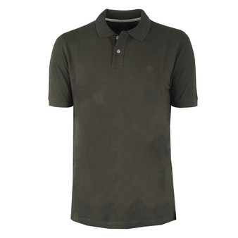 Albert and Maurice Mens Classic Pique Polo Shirt Military Green
