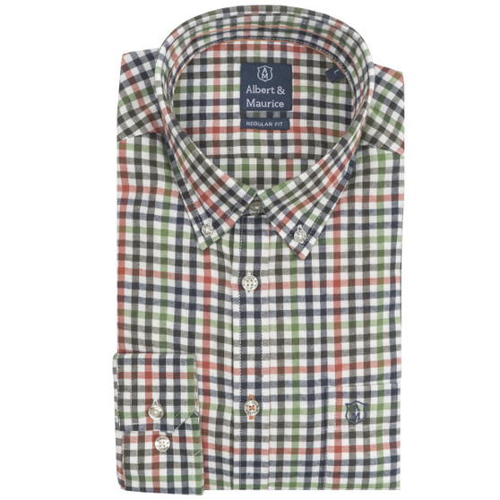 Albert and Maurice Mens Dormington Check Shirt