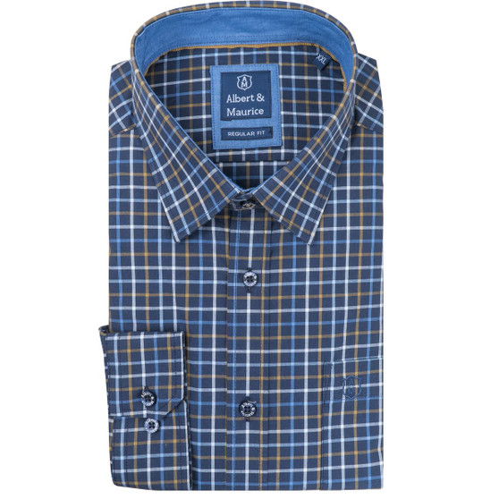 Albert and Maurice Mens Sutton Check Shirt