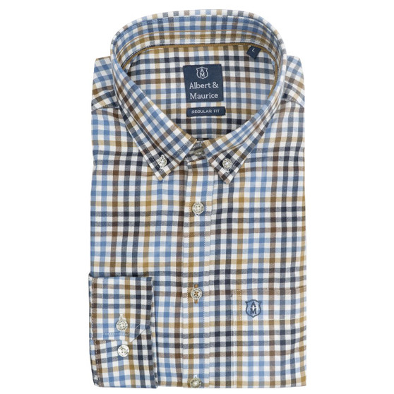Albert and Maurice Mens Withington Check Shirt
