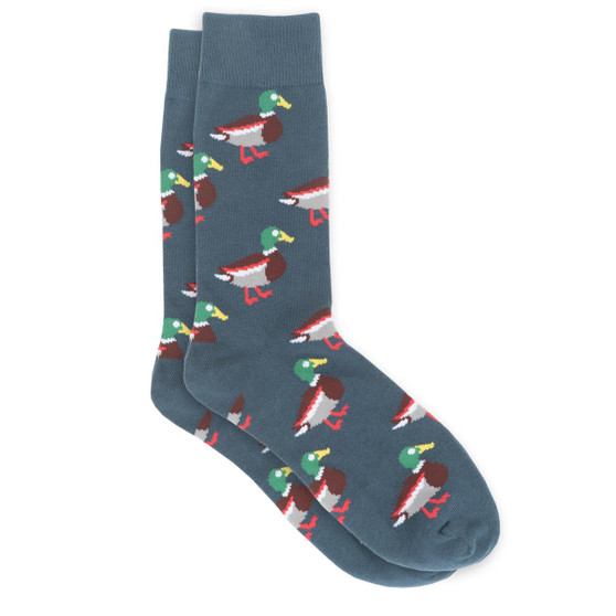 Blue Albert and Maurice Mens Duck Socks
