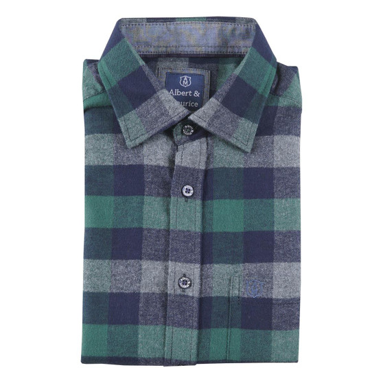  Albert and Maurice Mens Perton Flannel Shirt