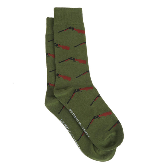 Albert and Maurice Gun Socks green