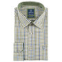 Navy and Green Albert and Maurice Mens Chambers Check Shirt