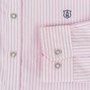 Cuffs of Pink Stripe Albert and Maurice Mens Bartestree Shirt