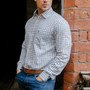 Albert and Maurice Mens Frost Brushed Check Shirt