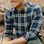  Albert and Maurice Mens Nunnington Flannel Check Shirt