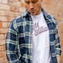  Albert and Maurice Mens Nunnington Flannel Check Shirt