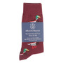 Red Albert and Maurice Mens Duck Socks In Pack