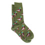 Green Albert and Maurice Mens Duck Socks