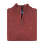  Albert and Maurice Netherton Rustic Lambswool Zip Neck Jumper