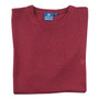  Albert and Maurice Mens Bosbury Seawool Crew Neck Jumper Wine