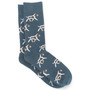 Blue Albert and Maurice Mens Dog Socks