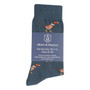 Blue Albert and Maurice Mens Pheasant Socks In Pack