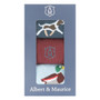 Albert and Maurice Mens Socks Gift Set Pack Of 3