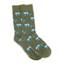 Green Albert and Maurice Mens 4x4 Socks