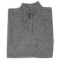 Albert and Maurice Mens Netherton Lambswool Quarter Zip Jumper Grey Marl