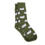 Albert and Maurice Mens Sheep Socks green