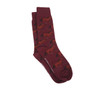Albert and Maurice Mens Horse Socks red
