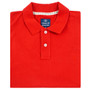 Albert and Maurice Mens Classic Pique Polo Shirt Red folded