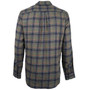 Albert and Maurice Mens Wye Shirt Olive Green Check Back