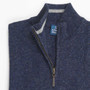 Images - Albert and Maurice Netherton Zip Neck Lambswool Jumper Dark Navy Open 