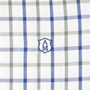 Albert and Maurice Mens Monnow Shirt Sage Check logo