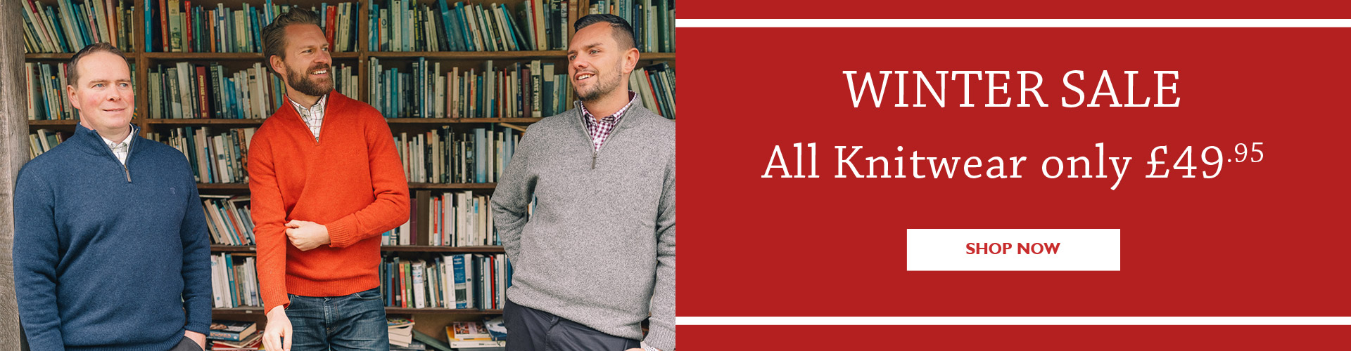 Winter Sale Up To 55% Off Knitwear from Albert and Maurice | Shop Now