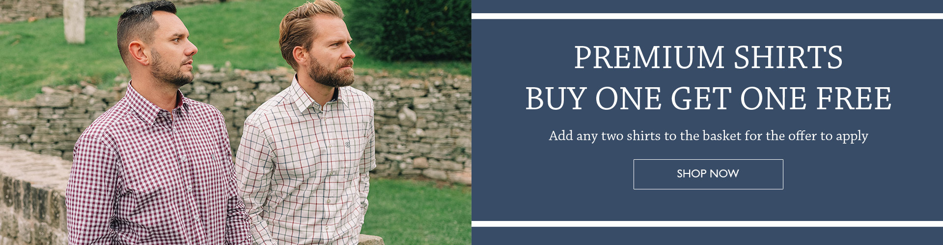 Shirts - Buy One Get One FREE | Shop Now
