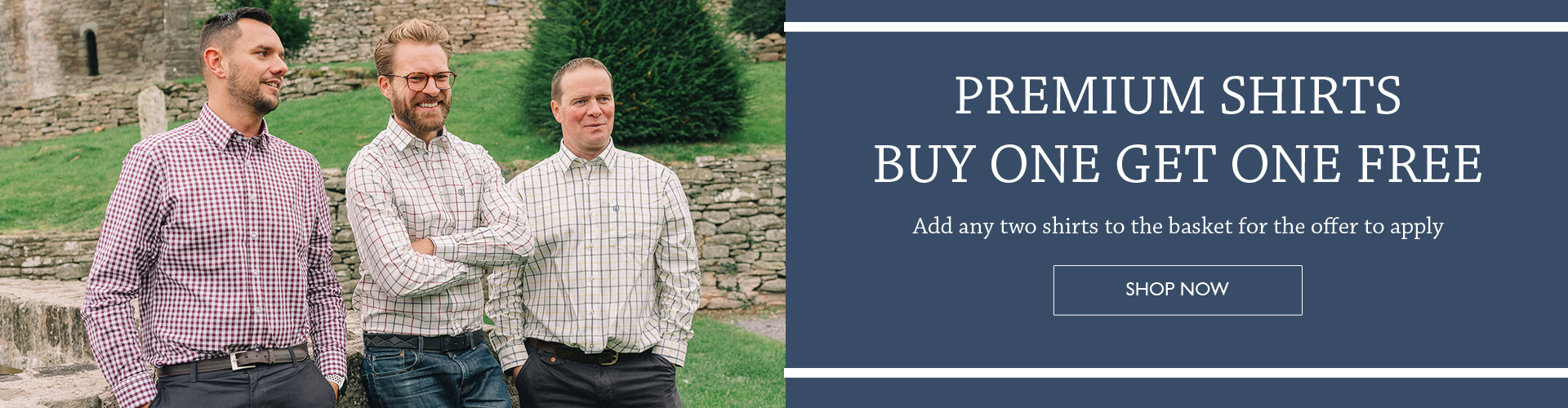 Premium Shirts - Buy One Get One FREE | Shop Now