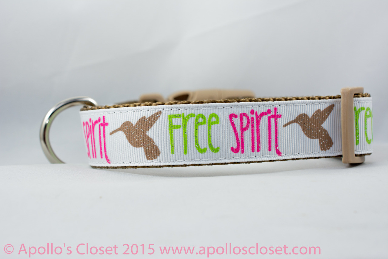 Tan Free Spirit Dog Collar