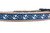 Navy Anchor Dog Collar 5/8-3/4" wide 
