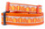 Fall Dog Collar  - 1 or 1.5" wide - Burlap Pumpkin Fall Dog Collar  - 1 or 1.5" wide - Burlap Pumpkin