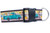 A fall dog collar with a blue pickup truck carrying pumpkins and sunflowers. 