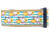 Fall Stripe Pumpkin Dog Collar 2" wide